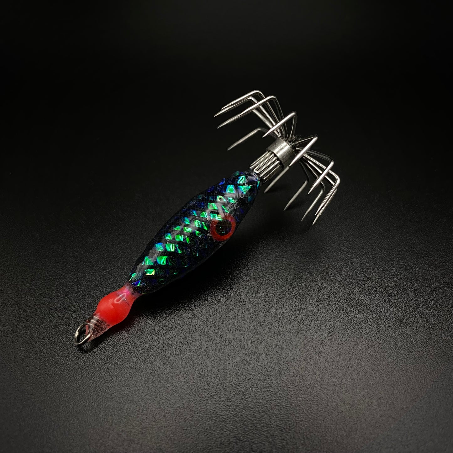 Super Glow Weighted Jig – UV Accents + Realistic Eyes 3/8 oz