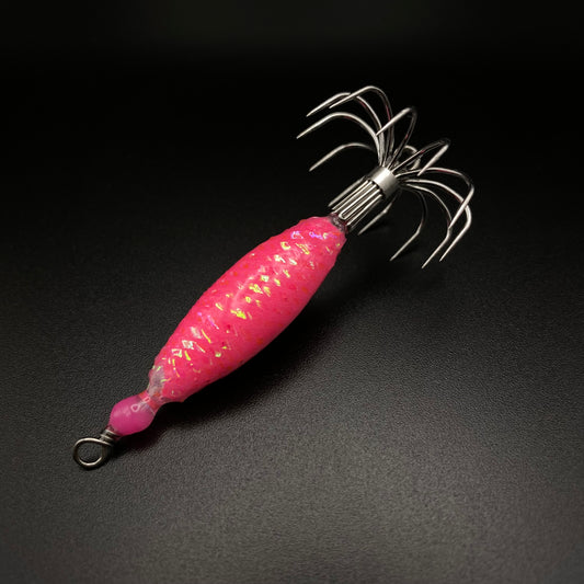 Super Glow Weighted Jig w/ Umbrella Hook 5/8 oz