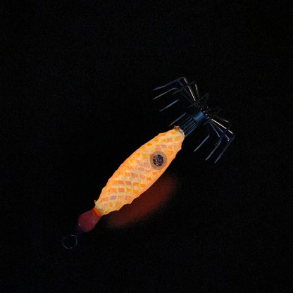 Super Glow Weighted Jig – UV Accents + Realistic Eyes 3/8 oz