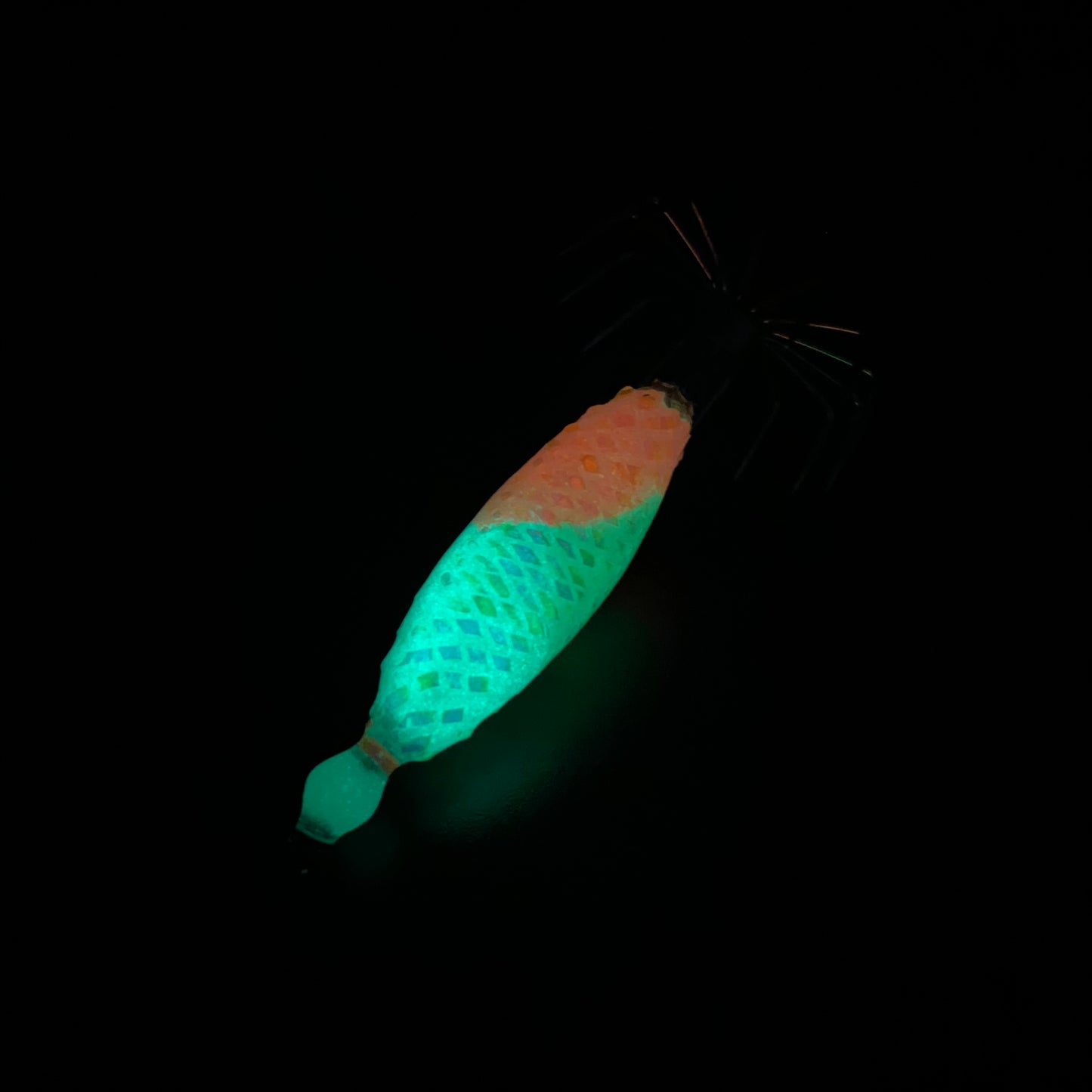 Super Glow Weighted Jig w/ Spider Hook 1/2 oz