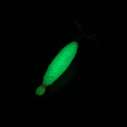 Super Glow Weighted Jig w/ Spider Hook 1/2 oz